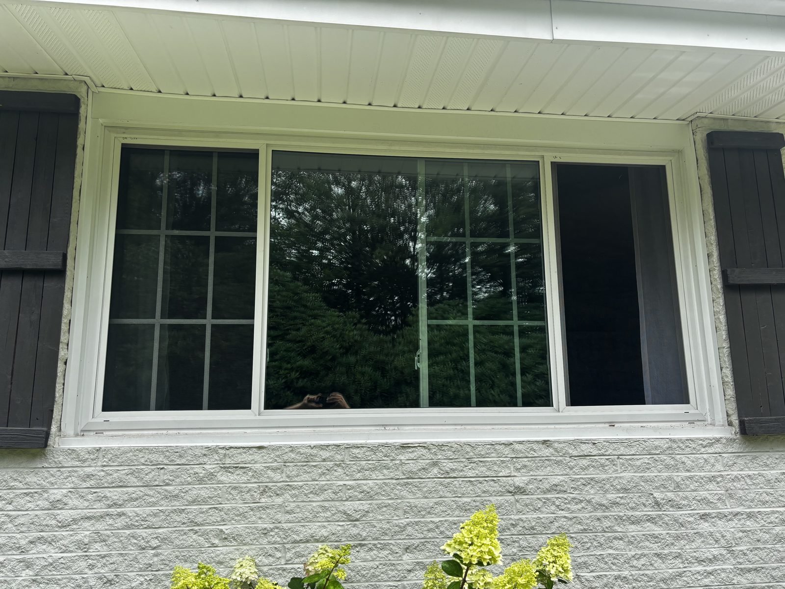 Before — wide picture window